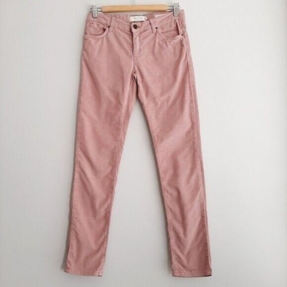 NICE THINGS Corduroy Skinny Pants Pink Sz S - Picture 2 of 10